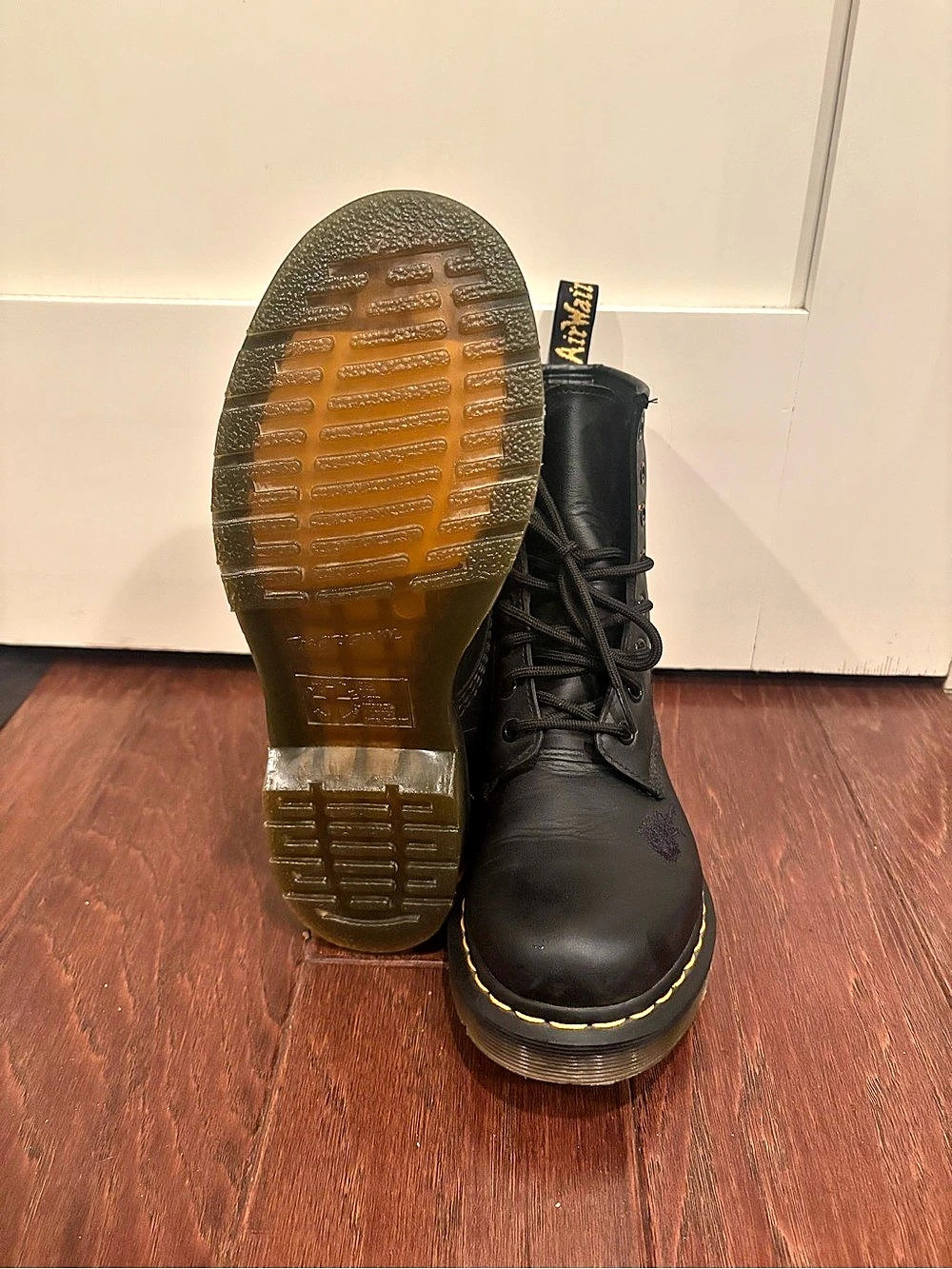 Dr. Martens 1460 Vonda Mono Floral Leather Boots US 8 - Picture 5 of 8